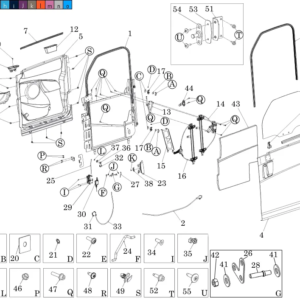 VITRE DE PORTE DROITE