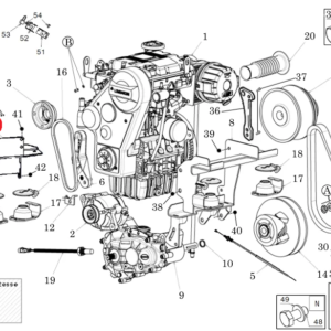 SUPPORT MOTEUR ARRIERE